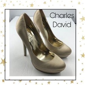 Charles by Charles David Champagne Heels Pumps 4